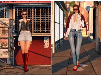 Arabella OUT And About The City Sims 4 CC