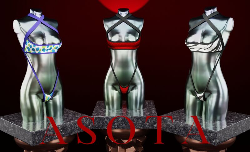 Alina Swimsuit by Asota Official 3 sims 4 cc asota official alina swimsuit 3