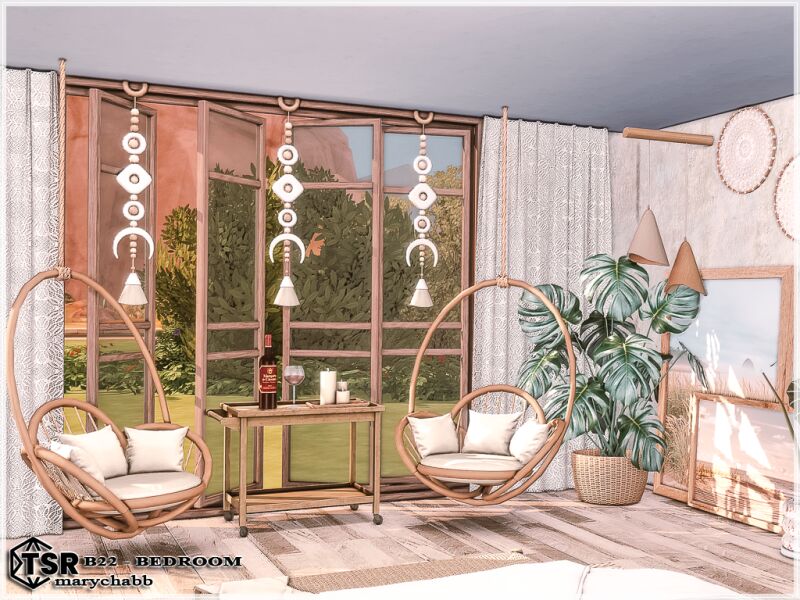 sims 4 cc b22 bedroom 2