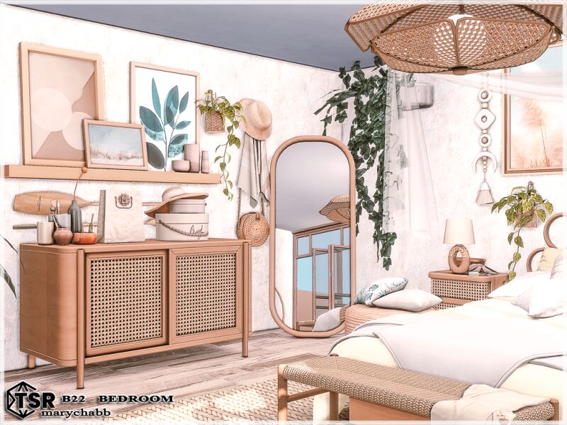 sims 4 cc b22 bedroom 3