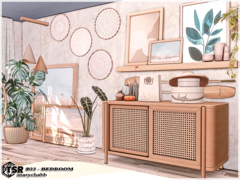 sims 4 cc b22 bedroom 4