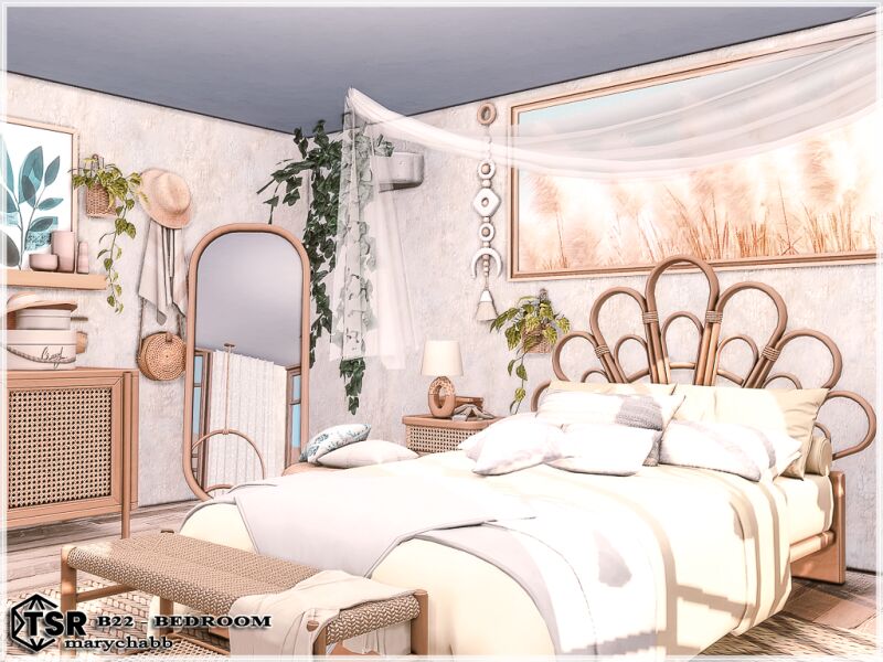 sims 4 cc b22 bedroom 7