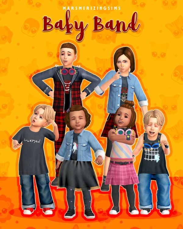 Adorable Baby Band by Marsmerizingsims Sims 4 CC