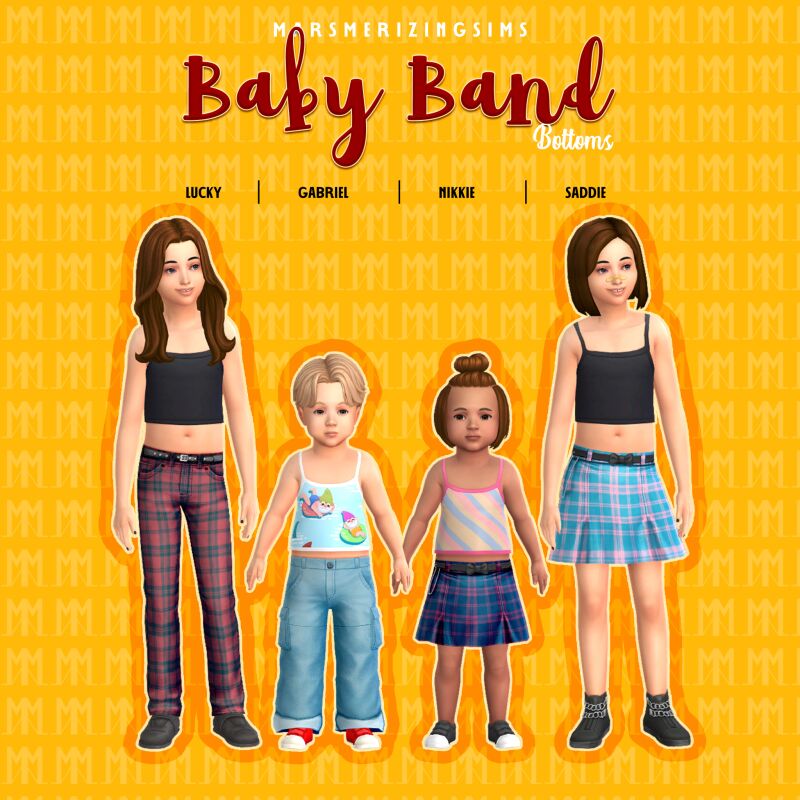 sims 4 cc baby band by marsmerizingsims 3