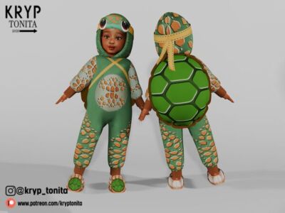 Baby Turtle Sims 4 CC