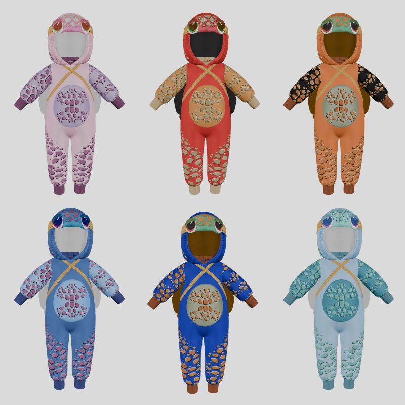 sims 4 cc baby turtle 2
