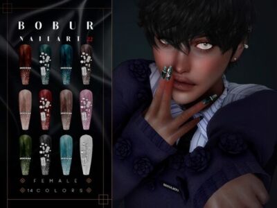 Ballerina Shaped Nails Sims 4 CC