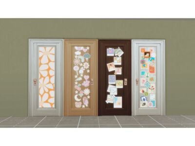 Exciting Base Game Door Recolors Sims 4 CC