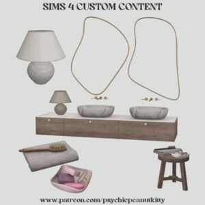 Bathroom Furniture Sims 4 CC