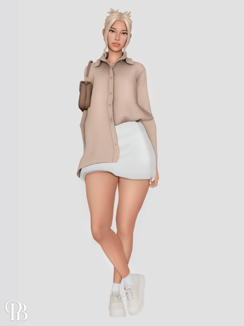 Chic Beige Spring Lookbook 4 sims 4 cc beige spring lookboo by passiberri 3
