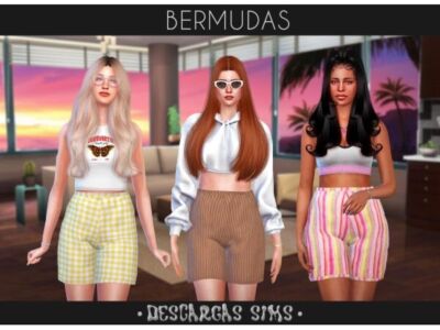 Stylish Bermudas for Every Occasion Sims 4 CC