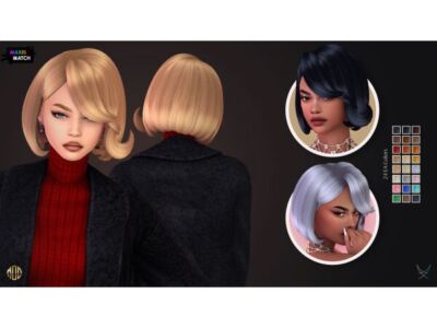 Betty Hairstyle Sims 4 CC