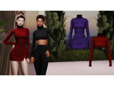 Billie – Chic Set by Beto Sims 4 CC