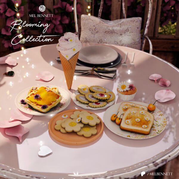 Blooming Collection 1 Blooming Collection Sims 4 CC
