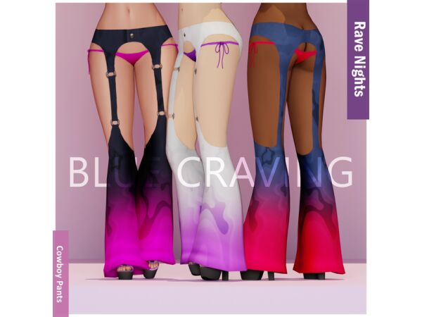 Blue Craving - Choker Straps 3 sims 4 cc blue craving choker straps 17