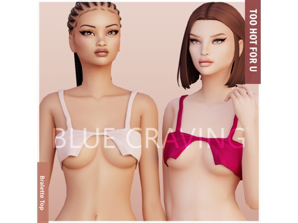 Blue Craving - Choker Straps 15 sims 4 cc blue craving choker straps 2
