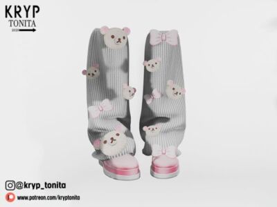 Boot My Little Bear Sims 4 CC