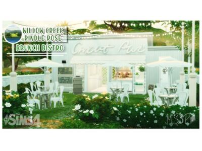Brunch Bistro in Willow Creek Sims 4 CC