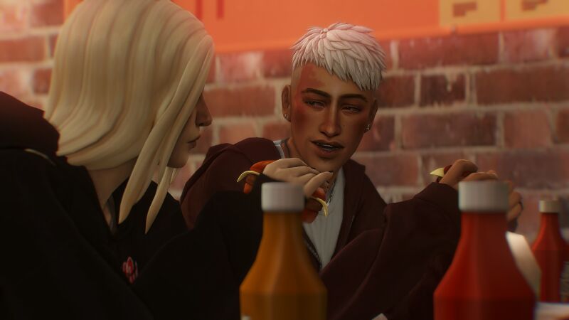 Burger Date by Siimplysims 4 sims 4 cc burger date by siimplysims 4
