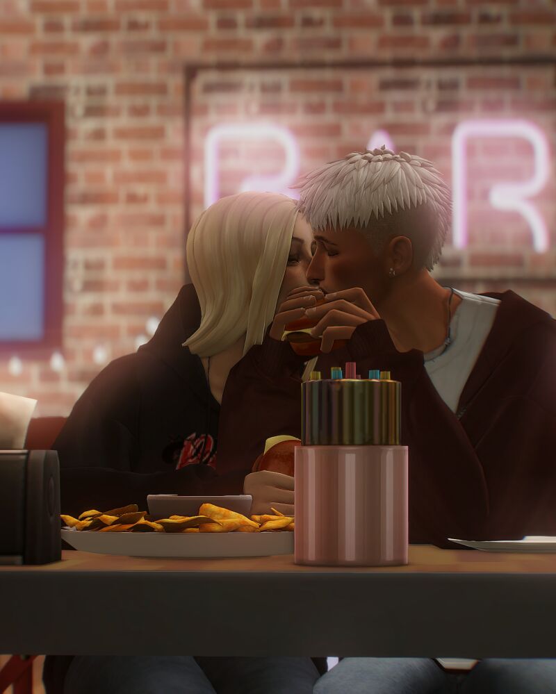 Burger Date by Siimplysims 6 sims 4 cc burger date by siimplysims 6