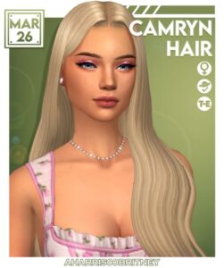 Stunning Camryn Hair for Female Sims Sims 4 CC