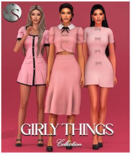 Camuflaje – Girly Things BIG Collection Sims 4 CC