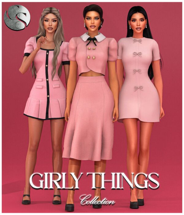 Camuflaje – Girly Things BIG Collection Sims 4 CC