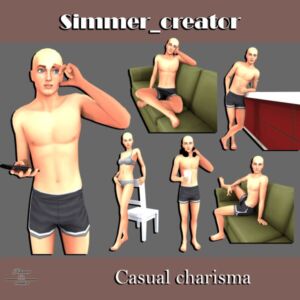 Casual Charisma by Meow_Creator Sims 4 CC