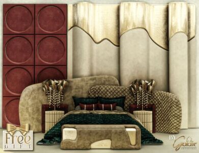 Chamberich Bedroom Loveseat Sims 4 CC