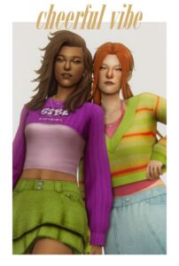 Cheerful Vibe CC Pack Sims 4 CC