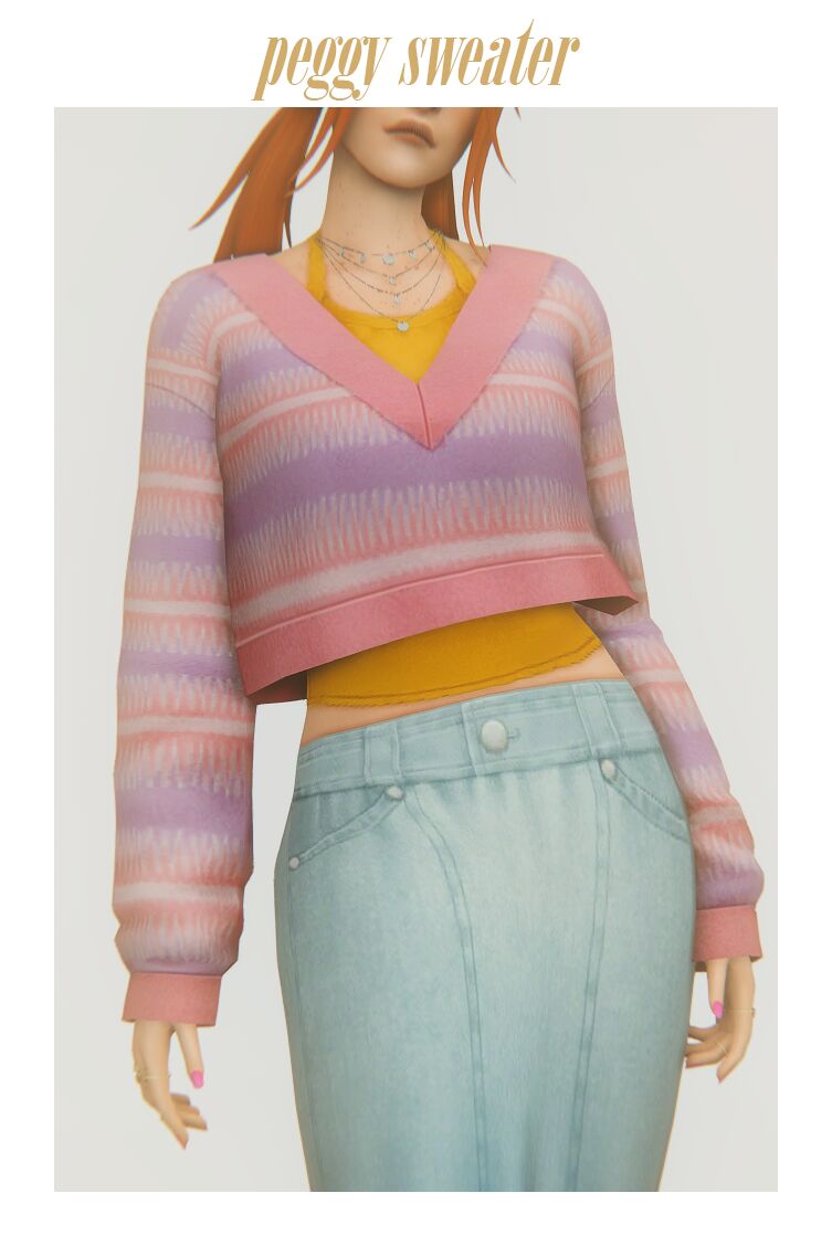Cheerful Vibe CC Pack 2 sims 4 cc cheerful vibe cc pack by clumsyalien 5