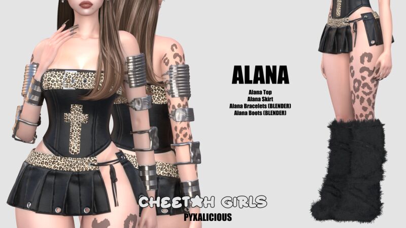 sims 4 cc cheetah girls collection by pyxalicious 2