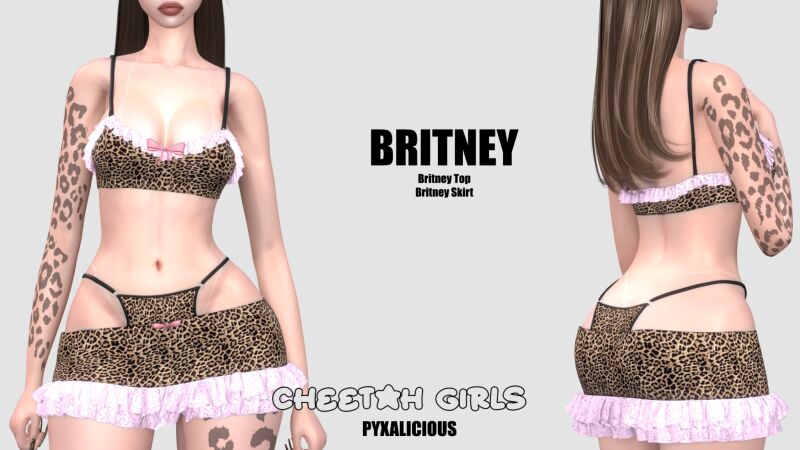 sims 4 cc cheetah girls collection by pyxalicious 3