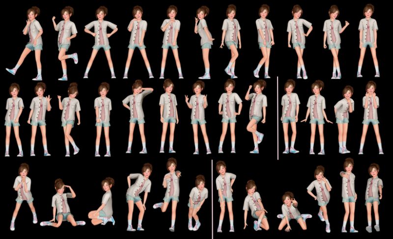Child Posepack by Wotunciba 2 sims 4 cc child posepack by wotunciba 2