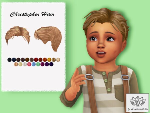 Christopher Hair by Lewbertsn00Tles 1 Christopher Hair By Lewbertsn00Tles Sims 4 CC