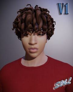 CL Drop Curls by Sailor24Love Sims Sims 4 CC