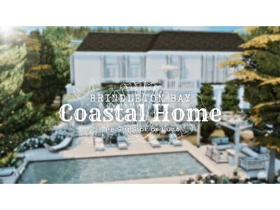 Coastal Home – Brindleton Bay Sims 4 CC