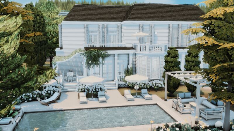 Coastal Home - Brindleton Bay 3 sims 4 cc coastal home brindleton bay by thesimsideofluca 3