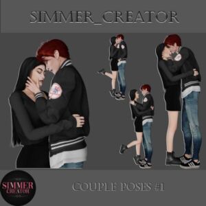 Couple Poses Collection Sims 4 CC