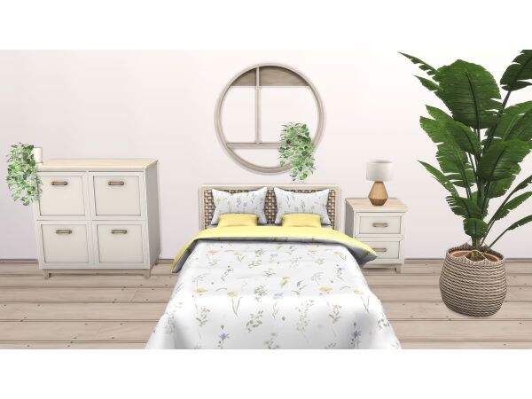 Cozy Colors Bedroom Sims 4 CC