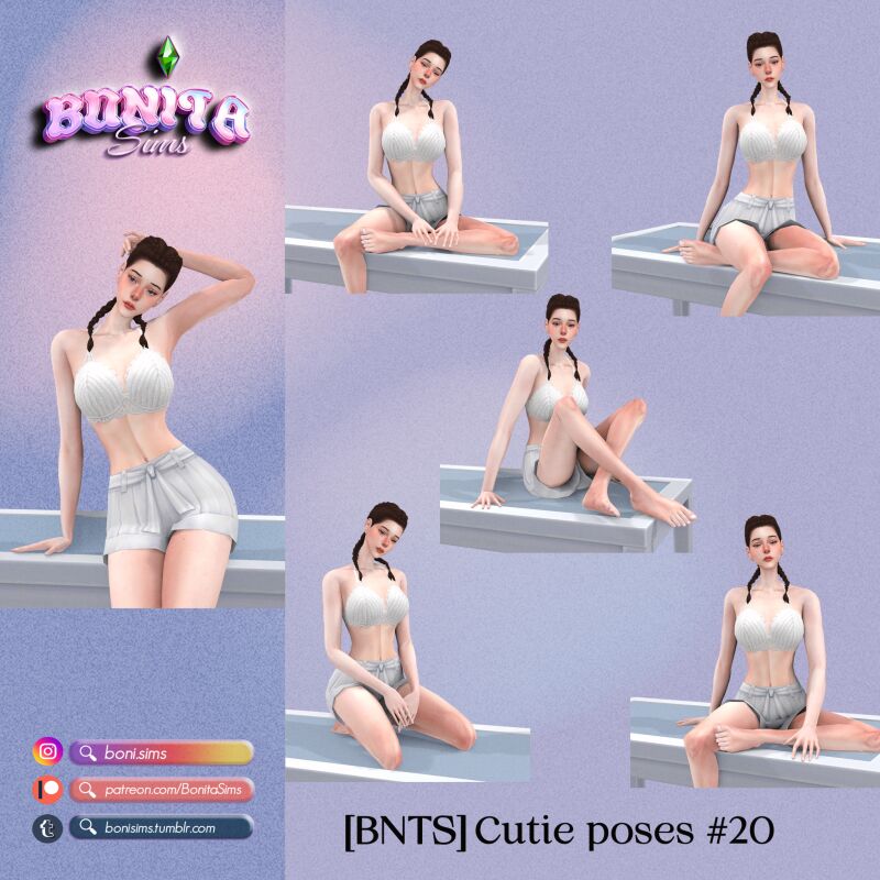 Cutie Poses #20 by BonitaSims 4 sims 4 cc cutie poses 20 by bonitasims 2
