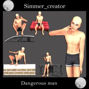 Dangerous Man by Meow_Creator Sims 4 CC