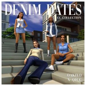 Denim Dates Collaboration Sims 4 CC