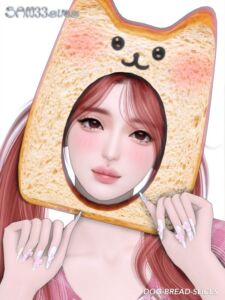 Dog-Bread-Slices: Fun Pet Accessories Sims 4 CC