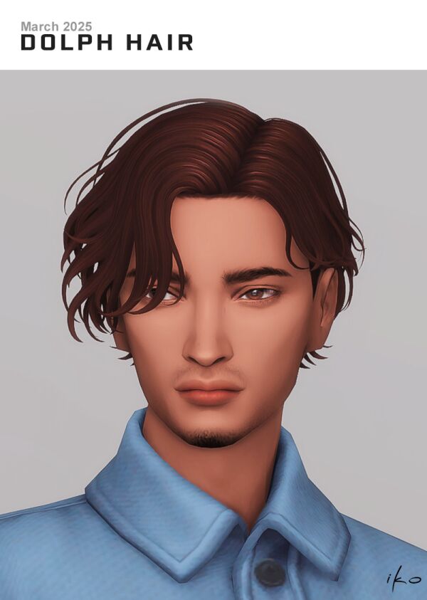 Dolph Hair by Ikosims 1 Dolph Hair by Ikosims Sims 4 CC