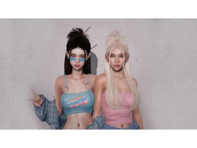Doux – Clara Hairstyle Sims 4 CC