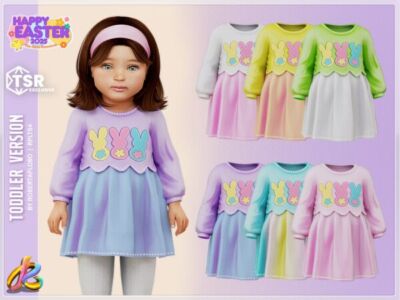 Adorable Toddler Dress 304 Sims 4 CC