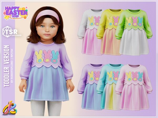 Adorable Toddler Dress 304 Sims 4 CC