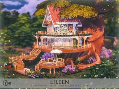 Eileen: A Beautiful Tree House Sims 4 CC
