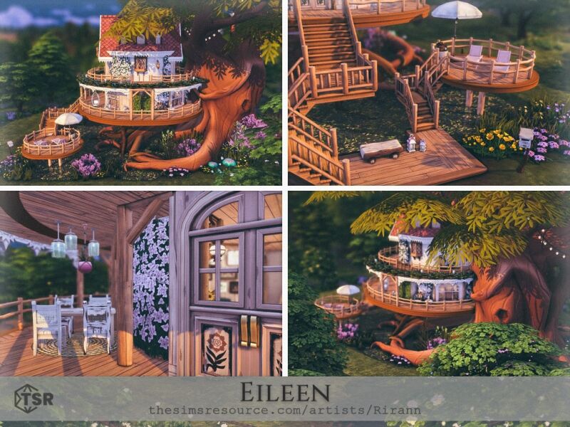Eileen: A Beautiful Tree House 8 sims 4 cc eileen 2
